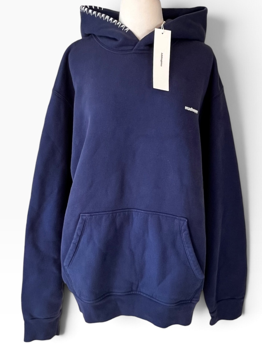MadHappy Classics Navy Blue Fleece Hoodie